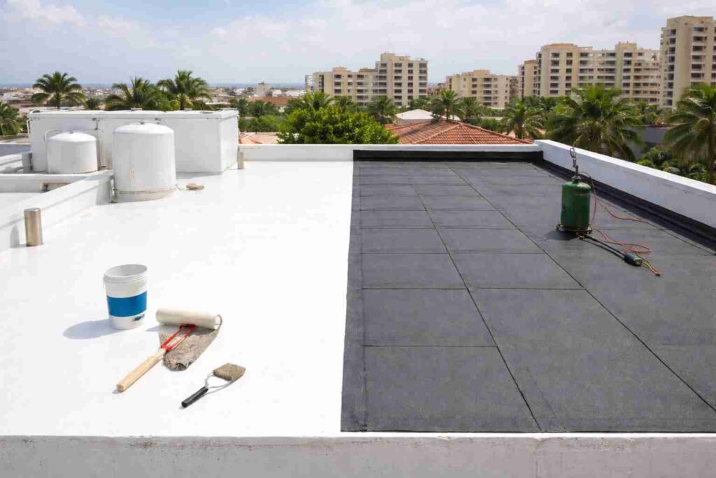 Techo de losa en Barranquilla con sistema impermeabilizante aplicado