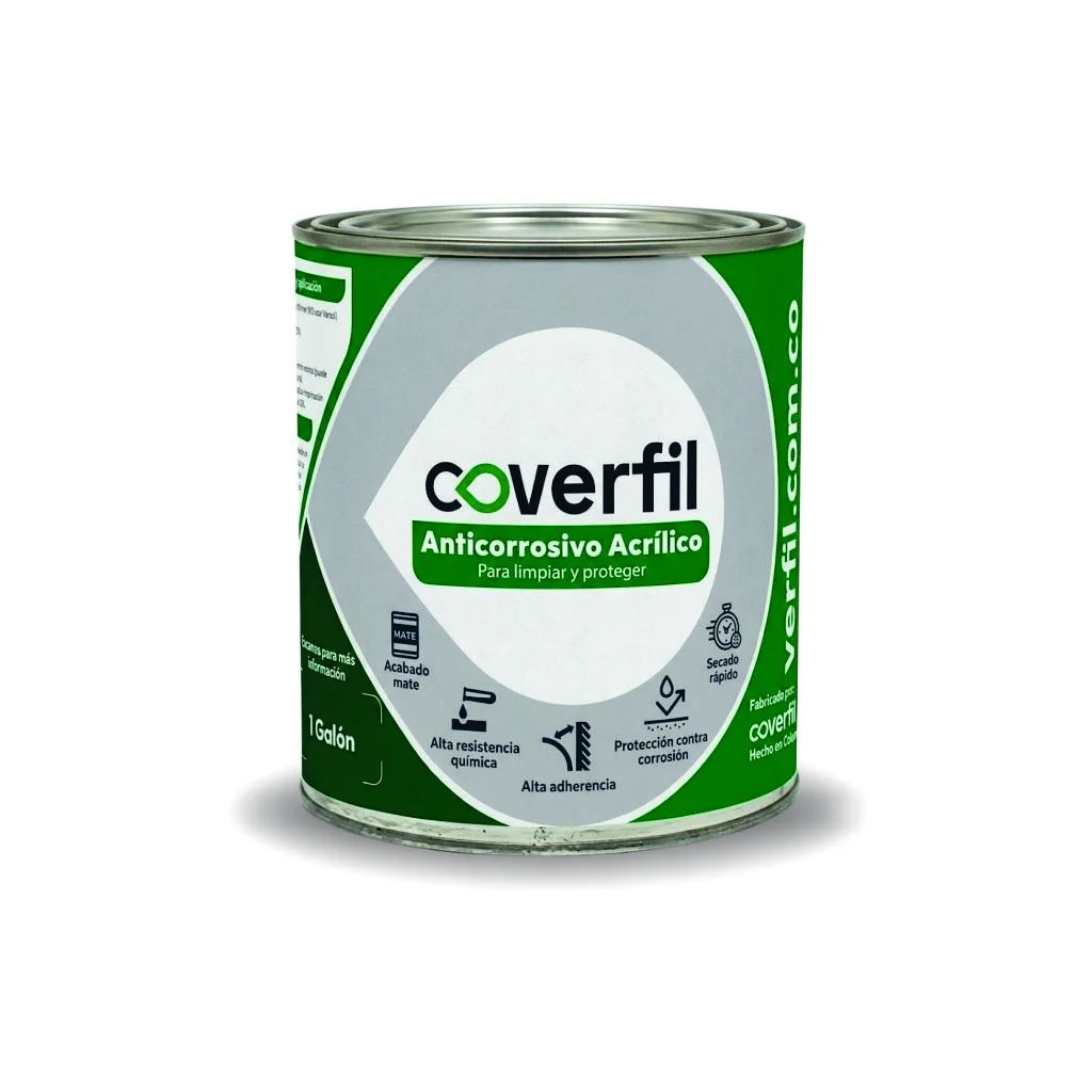Anticorrosivo Acrílico Coverfil Rojo Colonial